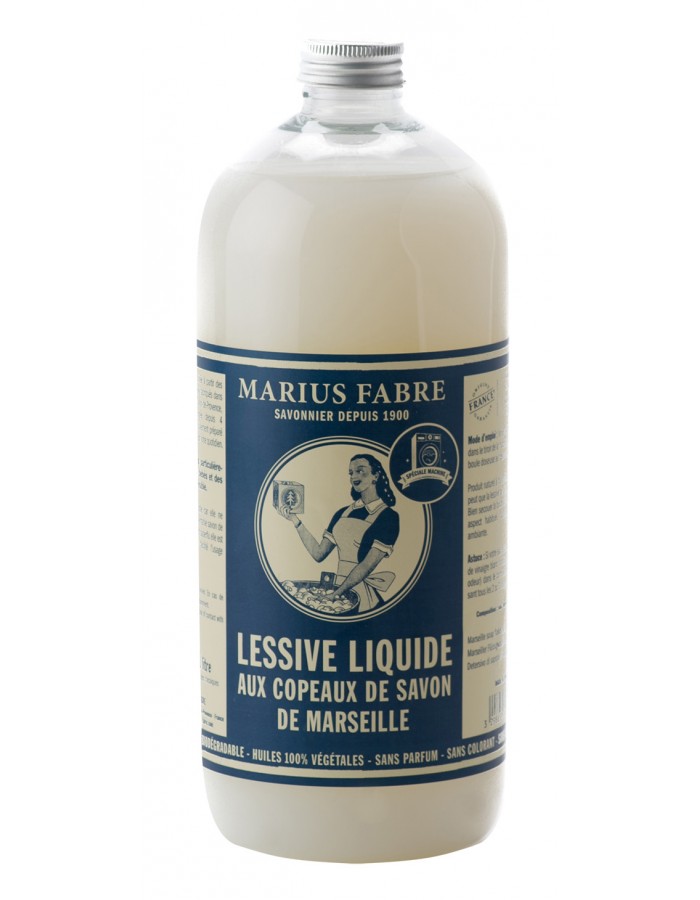 Lessive liquide aux copeaux de Savon de Marseille, 1 litre