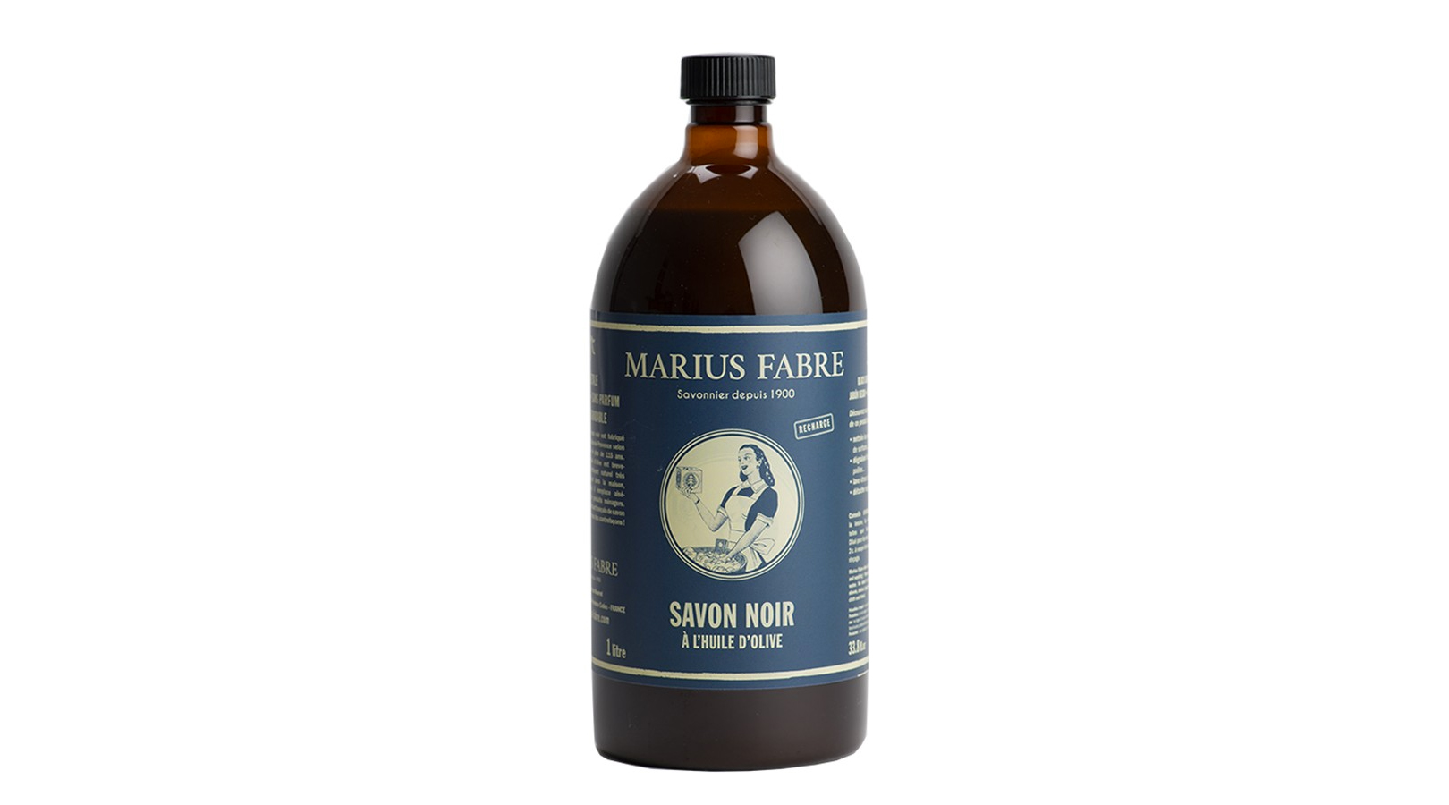 Liquid olive oil black soap NATURE bottle 1L